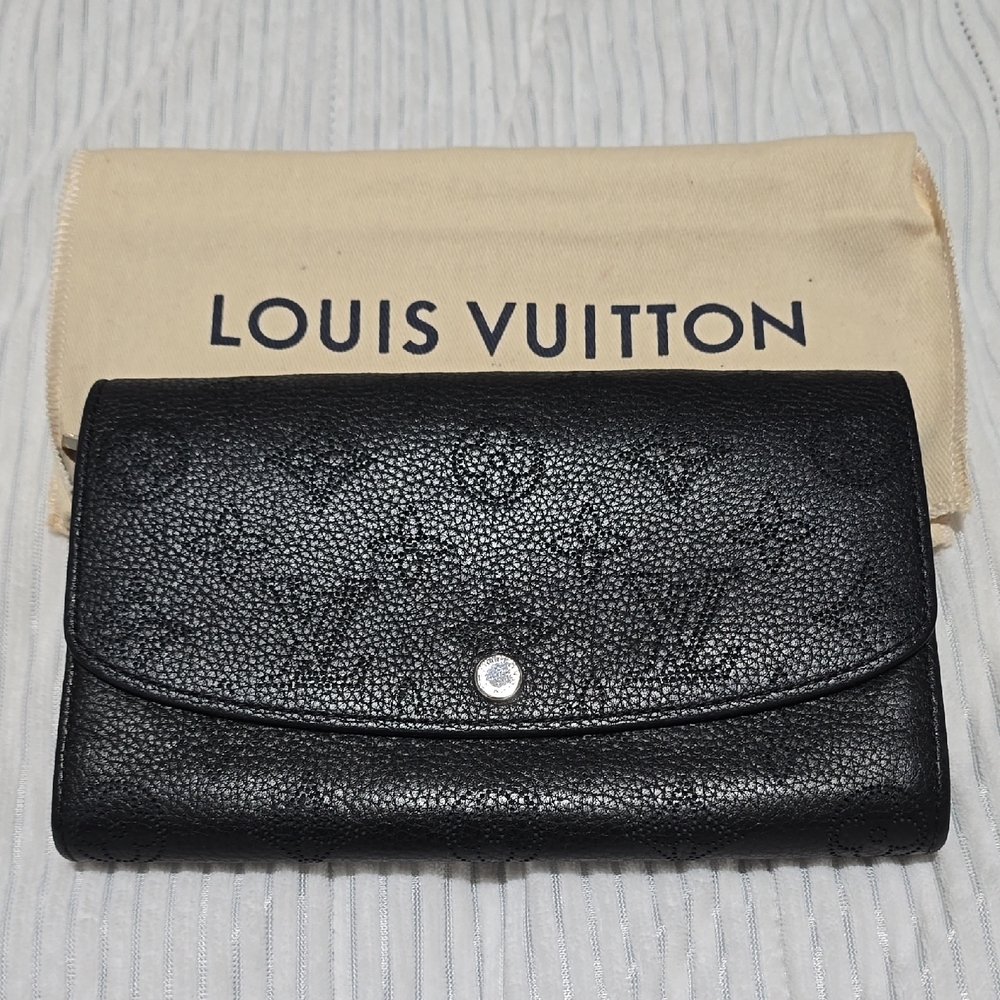 Louis Vuitton Black Empreinte Wallet